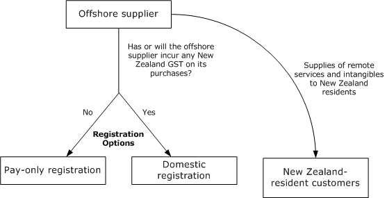 Options for offshore supplier registration